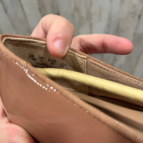 New Naturalizer Effortless Loafer in Hazelnut Brown Patent Leather Womens 7.5 - Picture 3 of 6